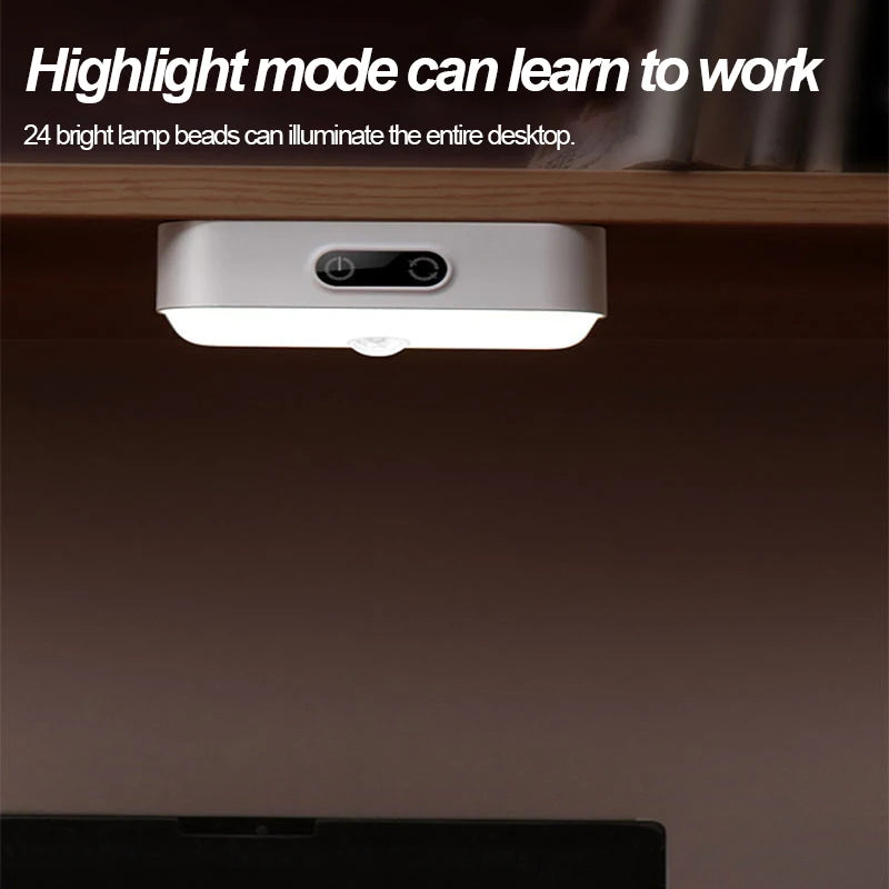 Laopao 5 color Intelligent induction cabinet light Detachable Magnet base LED night light bedroom reading bedside lamp