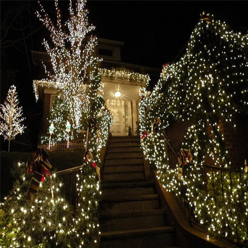 10/20/40/80/160 AA Battery Operated LED String Lights for Xmas Garland Party Wedding Decoration Christmas Flasher Fairy