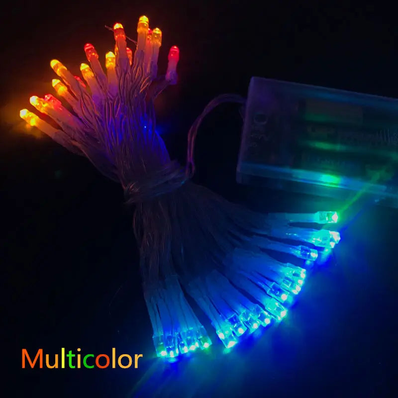 10/20/40/80/160 AA Battery Operated LED String Lights for Xmas Garland Party Wedding Decoration Christmas Flasher Fairy