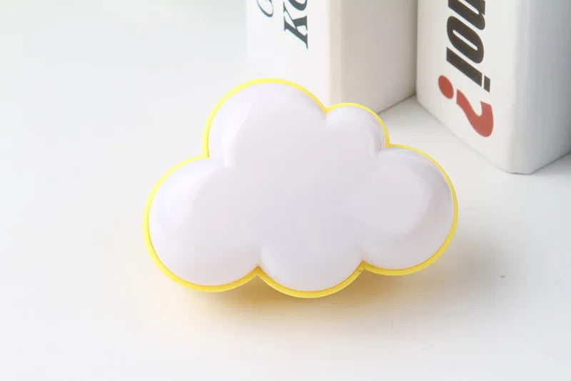 WoodPow Light Sensor Control Comfort Night Light Cloud Shape EU US Plug Novelty Kids Night Light For Baby Room Gift Illuminator