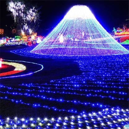 220V EU Plug 30M Outdoor Christmas 300 LED String Light Garlands Decoraction Fairy Lamp For Home Wedding Party Holiday Lights