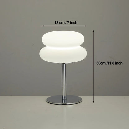 Bauhaus retro table lamp plastic lamps bedroom bedside living room Nordic mushroom lamp 9-level brightness dimming ambient light