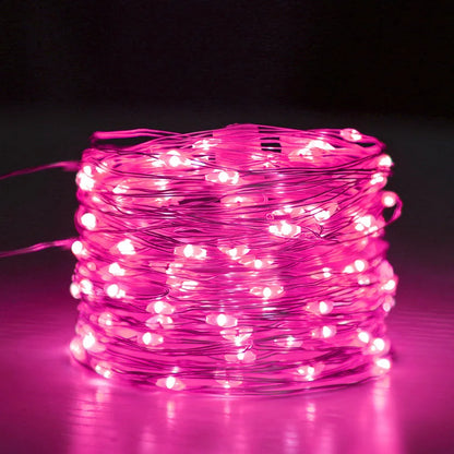 5M 10M Copper Wire LED String Lights Holiday Lighting Fairy Garland for Christmas Tree New Years Wedding Party Decoration