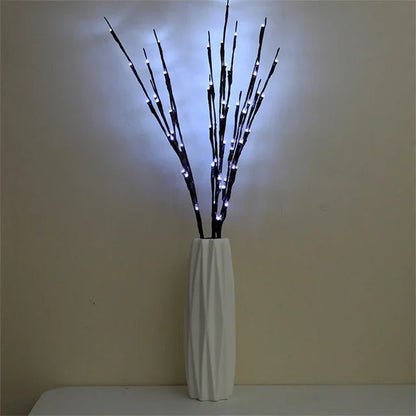 20leds LED Branch Light Battery Powered Willow Branch Lamp Artificial Branch Twig Vase Led Lights for Party Fairy DIY Room Decor