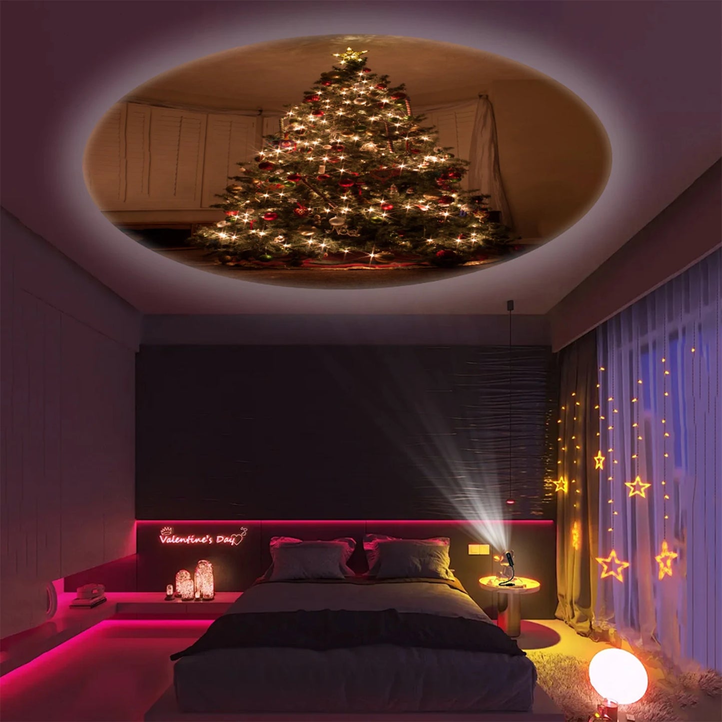 Christmas tree projection light