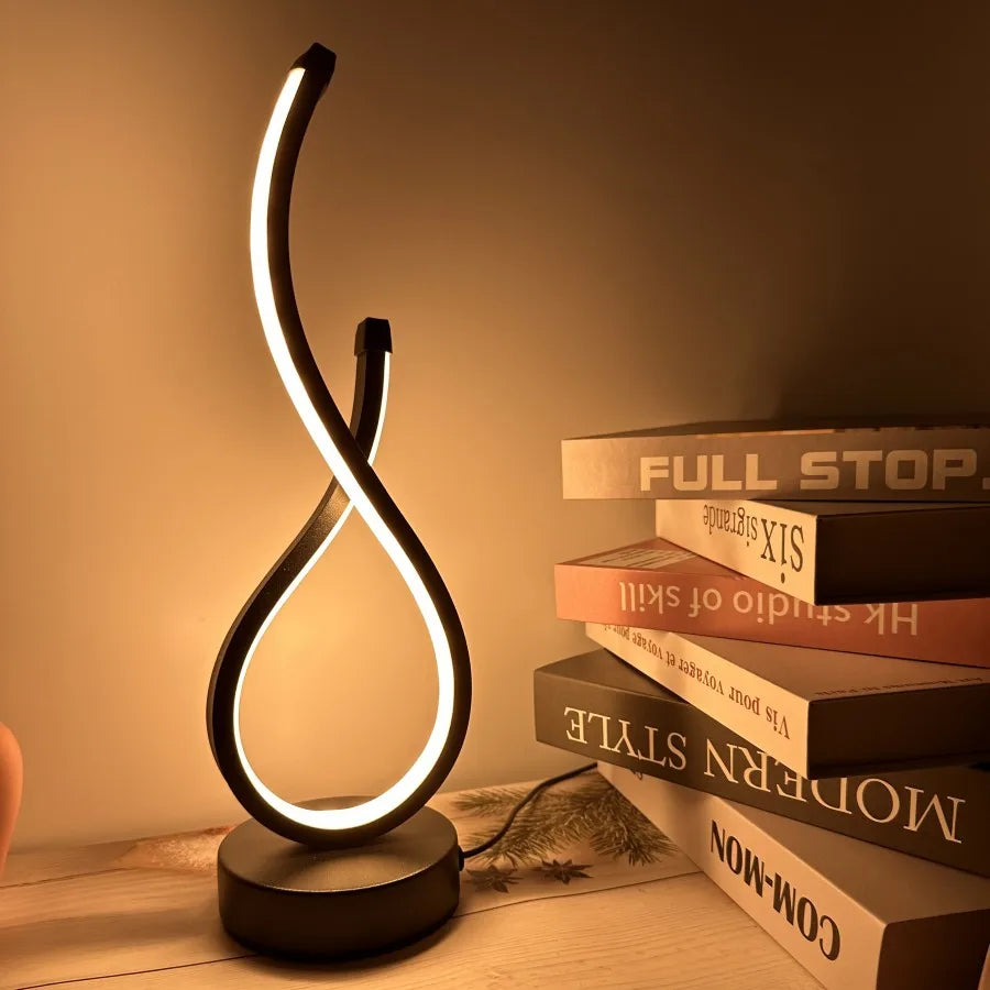 LED Table Lamp Bedroom Nightlight Creative Restaurant Coffee Shop Luminescent Decorative Table Lamp