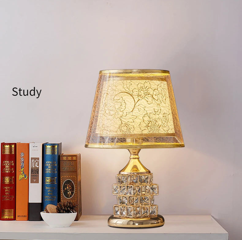 Crystal Table Lamp Diamond Table Lamp Decoration Desk Lamps  Classic Bedroom Bedside Bar Rubik's Cube European Style  Luxury