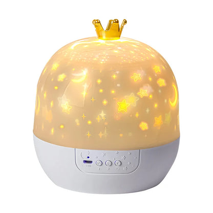 Galaxy Light Projector Star Night Light with Bt Speaker Remote Controller Rechargeable Rotate Led Lamp for Bedroom Decoration