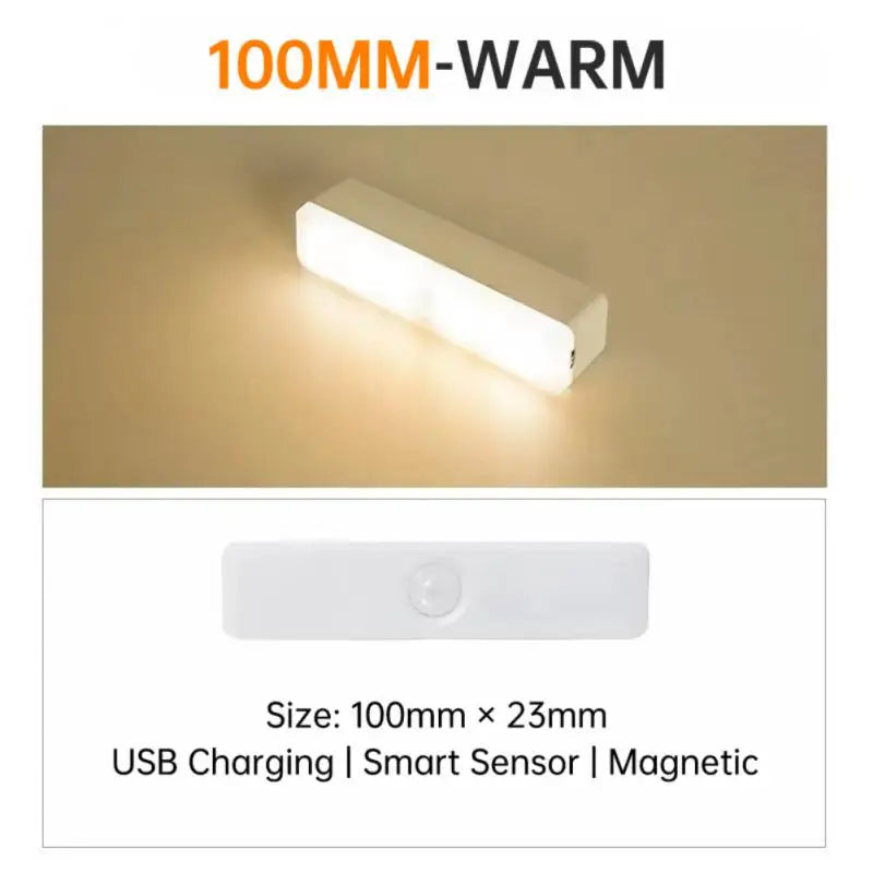 Wireless LED Night Light Motion Sensor Light Closet Night Lamp For Bedroom Kitchen Detector Light Cabinet Staircase Backlight