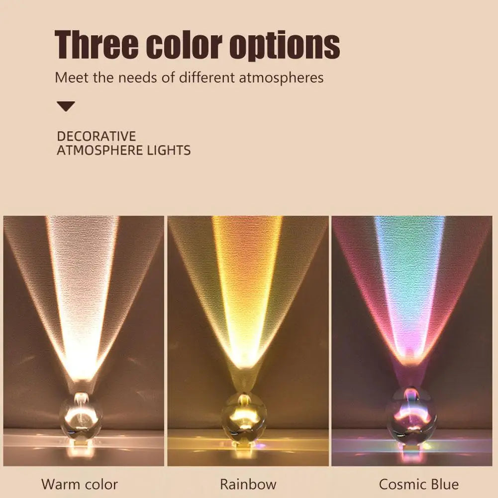 LED Dream Angel Eye Ambiance Light Home Crystal Decoration Angel Tears Sunset Sunset Projection Lamp Bedroom Bedside Night Light