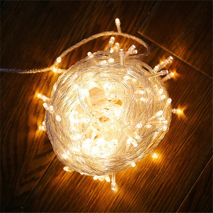 Outdoor 40LED String Lights 220V Garland 5M Waterproof Fairy Light Festoon Lamp Wedding Party Holiday Gardening Decoration Light