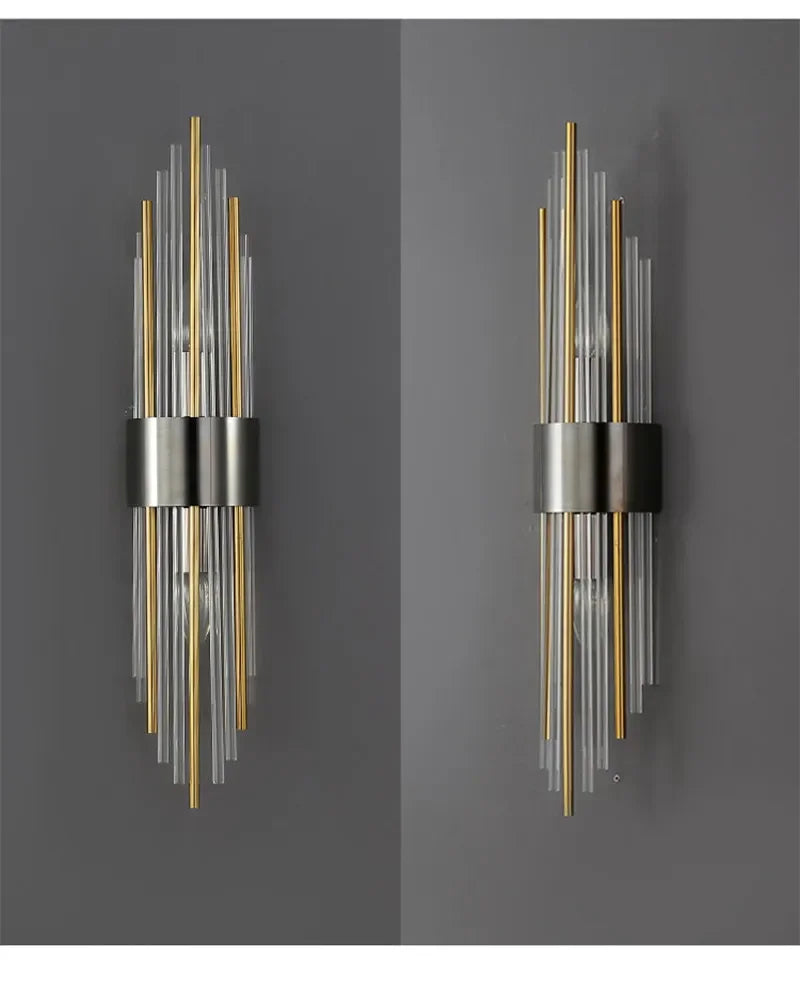 Retro LED Luxury Wall Light Modern Gold