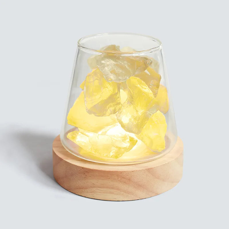 D2 Natural Himalayan Salt Table Lamp