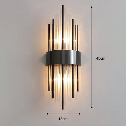 Retro LED Luxury Wall Light Modern Gold