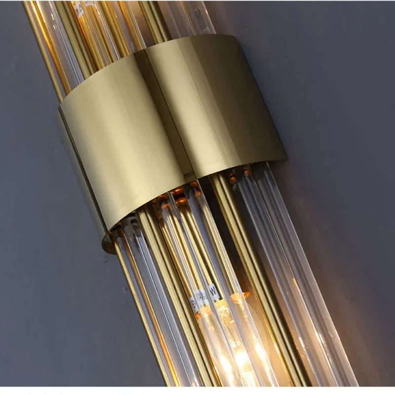 Retro LED Luxury Wall Light Modern Gold