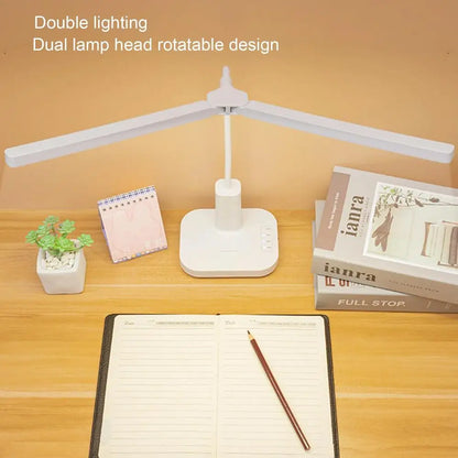 Reading Book Light LED Table Lamp Stepless Dimmable Light For Bedroom Study Room Nightstand 3 Color Temperature Eye-Caring Lamps