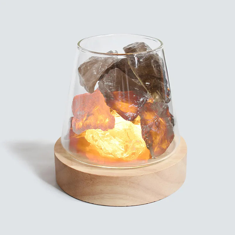 D2 Natural Himalayan Salt Table Lamp