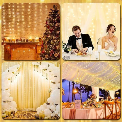 USB Festoon String Light Fairy Garland Curtain Light Christmas Light Christmas Decor For Home Ramadan Decorative New Year Lamp