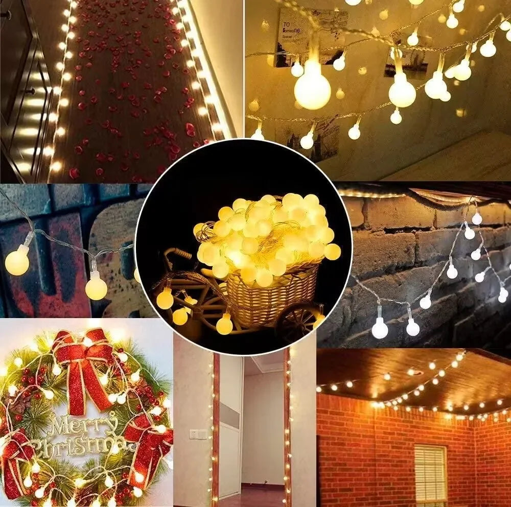 3m/6m/10m/12m Led Fairy Lights USB/Battery Power Garland Christmas/New Year Festoon LED Lights String For Home Decoration