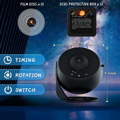 Galaxy Projector Star Planetarium Projector  Projector  Of Film Meet Fantasy of Starry Sky Extreme Romantic For Bedroom ﻿