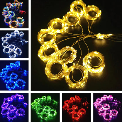 LED Curtain Garland on The Window USB Power Fairy Lights Festoon with Remote New Year Garland Led Lights Christmas Decoration