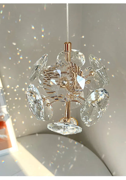 Modern K9 Pure Crystal Small Chandelier Light Lluxury Crystal