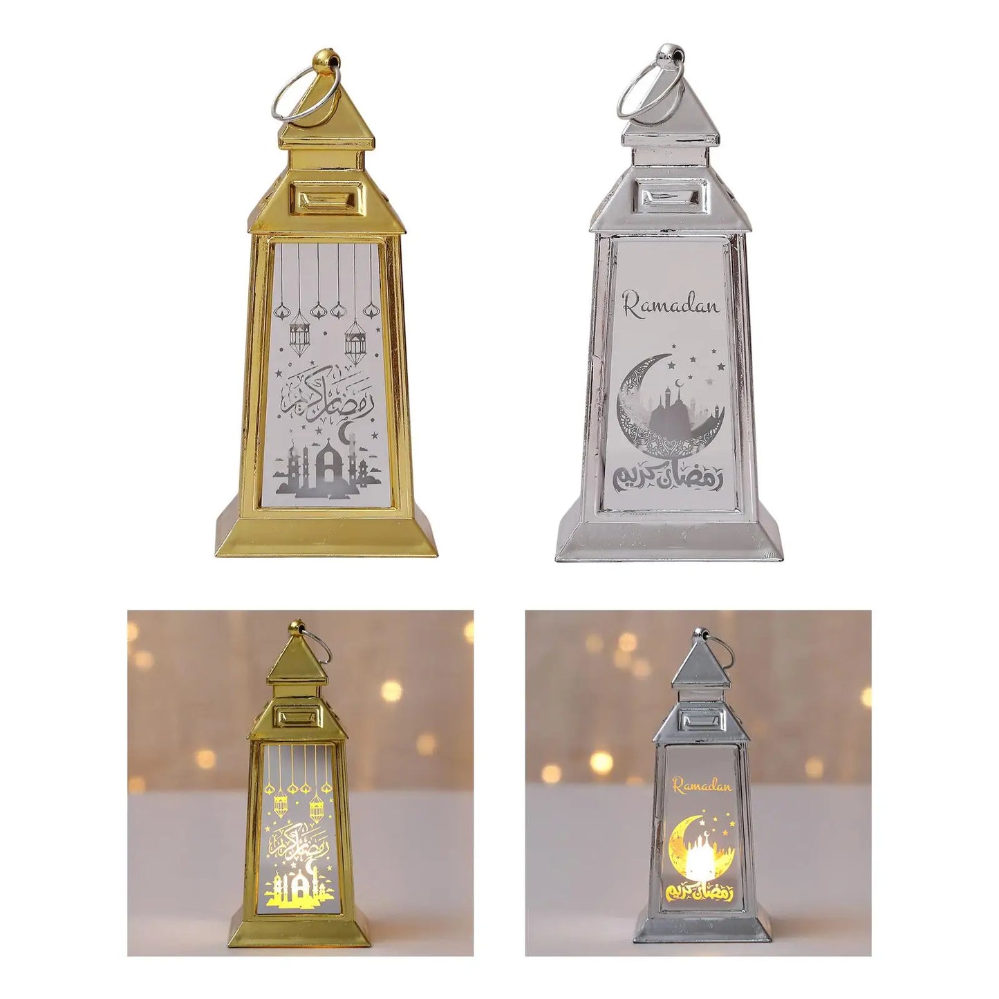 Ramadan Light Party Supplies Holiday Decor Muslims Creative Lighting Table Lamp Decorative Lamp Eid Mubarak Lights for Kids Gift