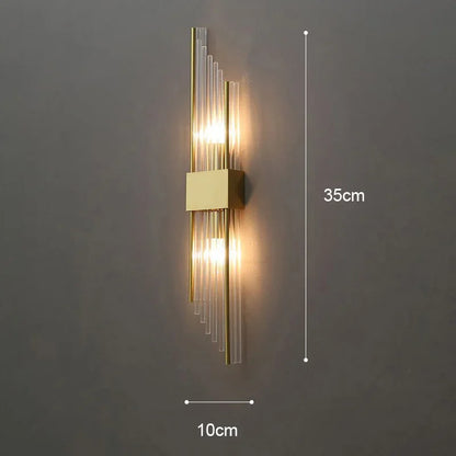 Retro LED Luxury Wall Light Modern Gold