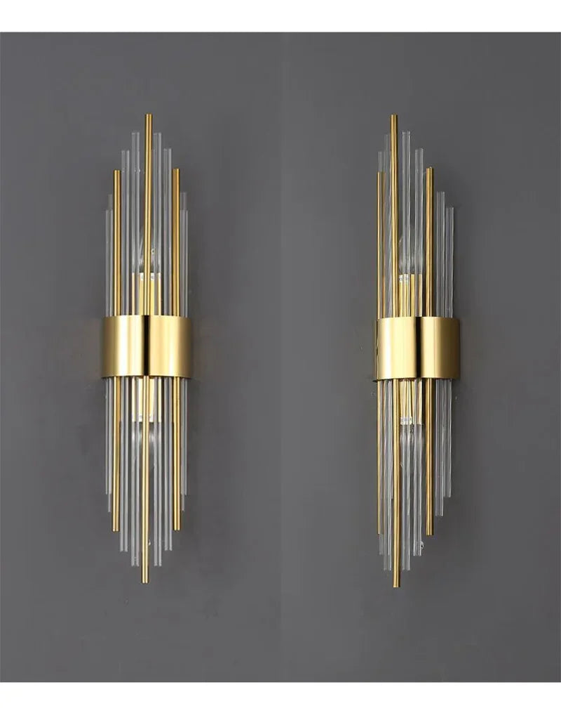 Retro LED Luxury Wall Light Modern Gold