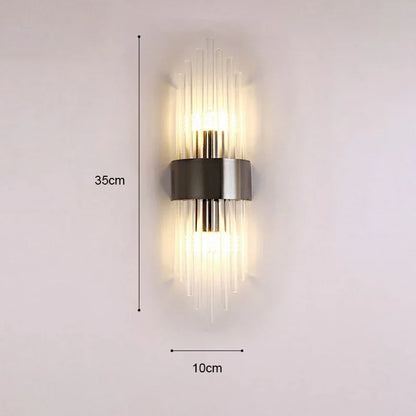 Retro LED Luxury Wall Light Modern Gold