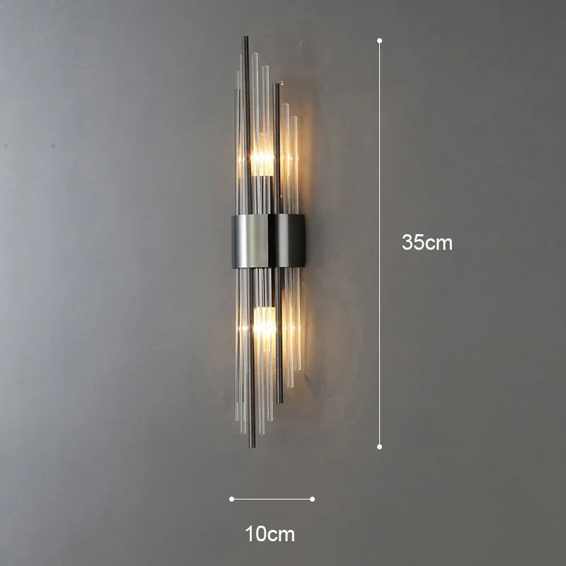 Retro LED Luxury Wall Light Modern Gold