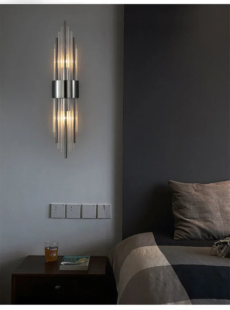 Retro LED Luxury Wall Light Modern Gold