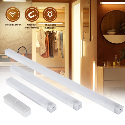 Ultra thin LED Light Under Cabinet Light Motion Sensor light Closet Light Cabinet Kitchen Bedroom Wardrobe Lighting Night light