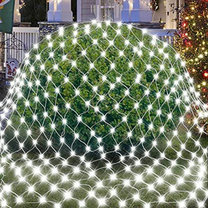 1.5X1.5/10x1/6x4M Led Net Mesh String Light Outdoor Curtain Icicle Light Christmas Garland Light For Garden Party Holiday Decor