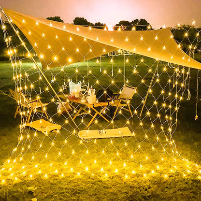 4mx6m 2mx3m 2mX2m Christmas Garlands LED String Christmas Net Light Fairy Xmas Party Garden Wedding Decoration Curtain Light