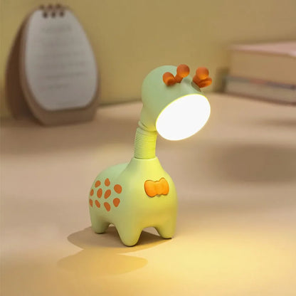 Cute Giraffe Shaped Night Light DIY Scalable Desk Lamp Led Table Light Mini Desktop Ornament Living Room Decor Kids Holiday Gift