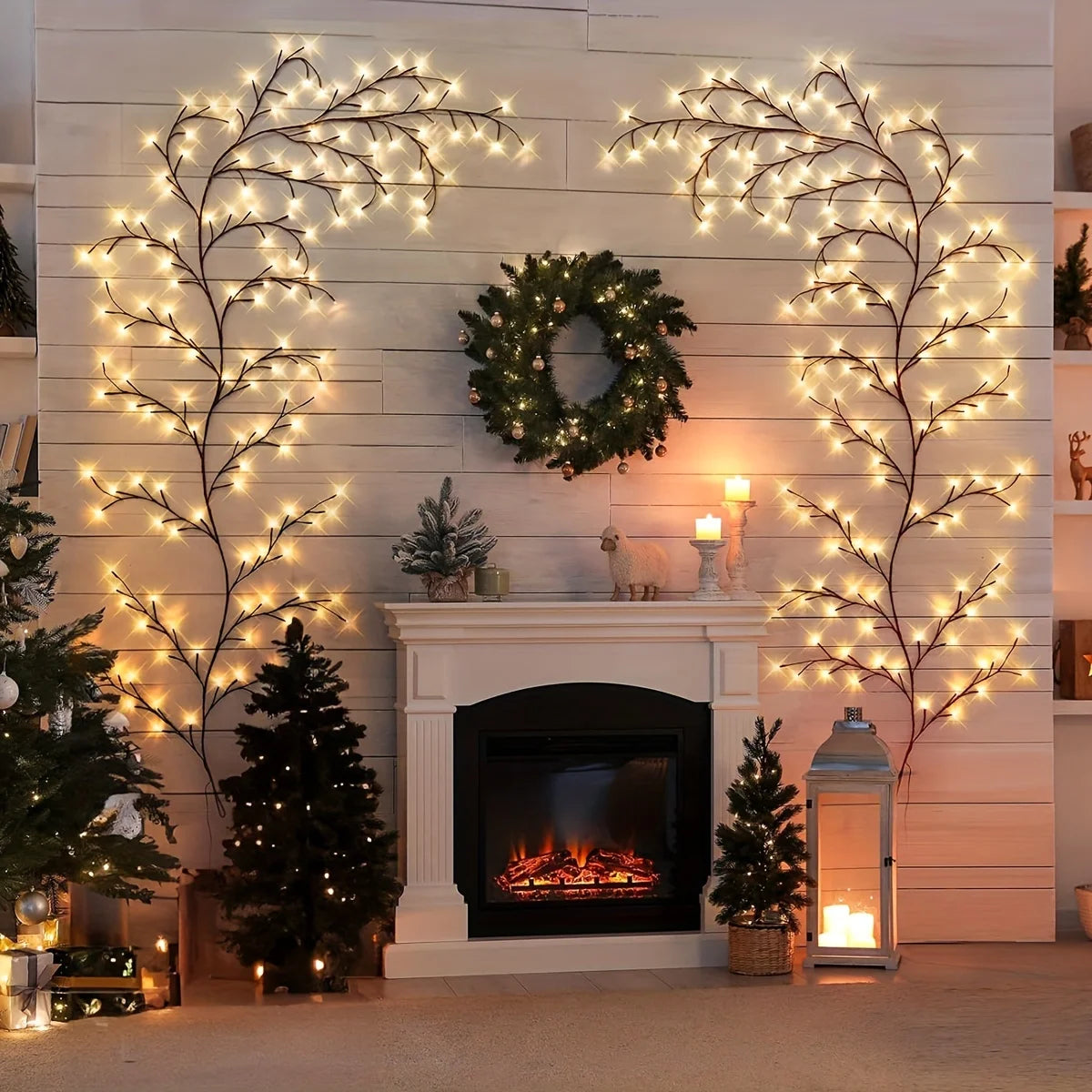 LED Bendable Willow Vine Lights White Birch Tree Light Camping Party Festival Perfect Gift For Birthday Christmas Hal