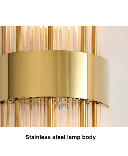 Retro LED Luxury Wall Light Modern Gold