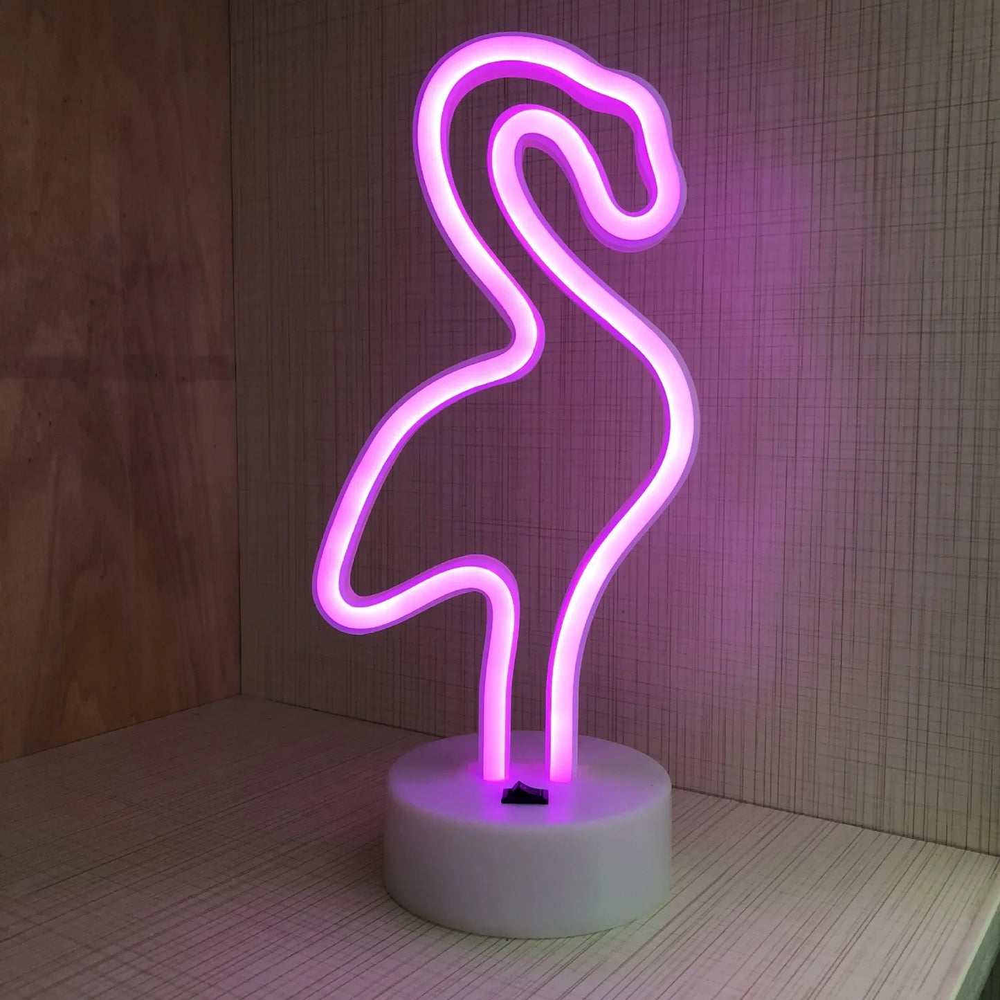 Flamingo LED Lights Neon Light Sign Bedroom Decor Neon Sign Night Lamp for Rooms Wall Art Bar Party USB or Battery Powered