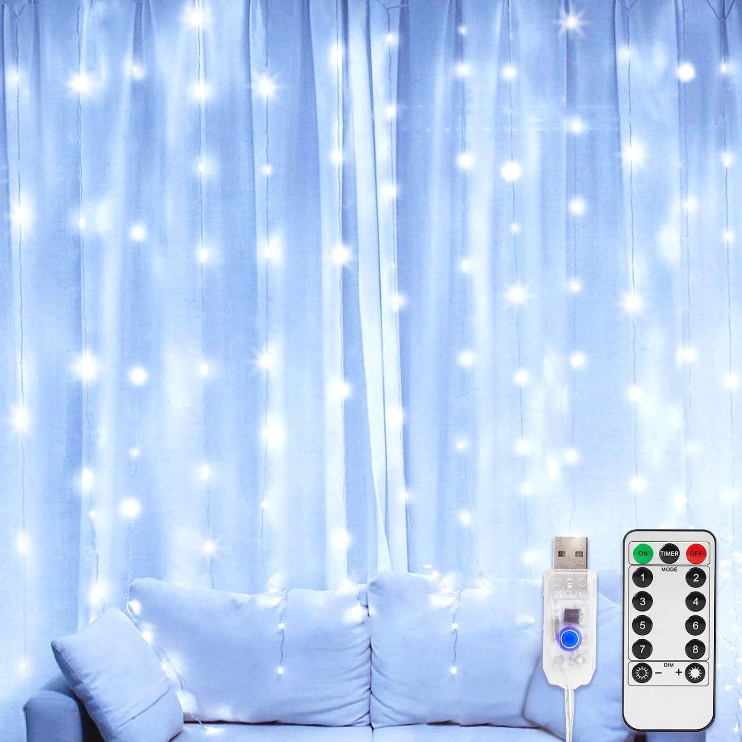 USB Festoon String Light Fairy Garland Curtain Light Christmas Light Christmas Decor For Home Ramadan Decorative New Year Lamp