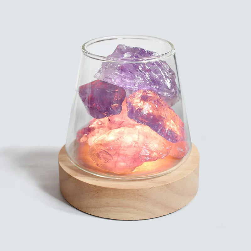 D2 Natural Himalayan Salt Table Lamp