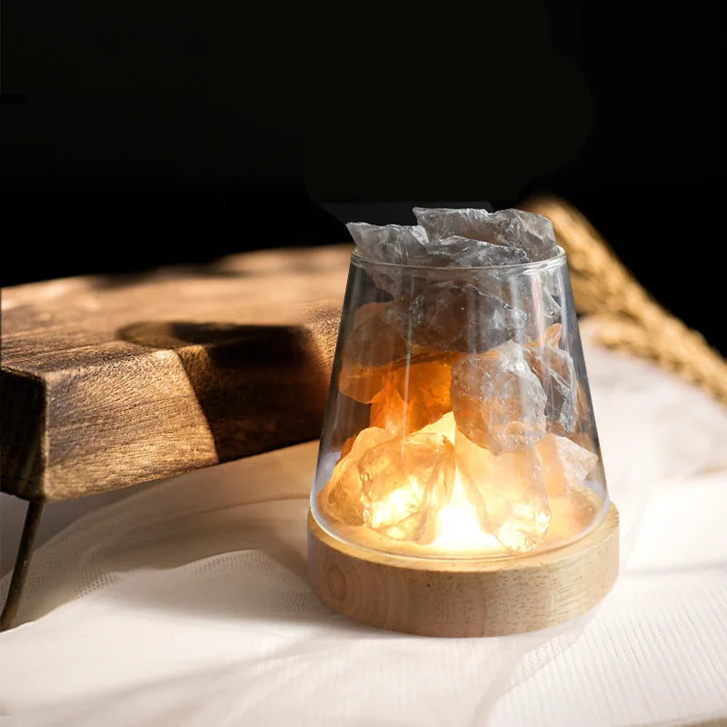 D2 Natural Himalayan Salt Table Lamp