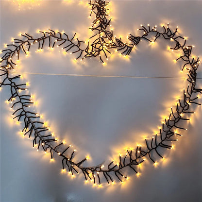 1000/1500LED EU Plug Christmas Firecrackers String Lights Outdoor Waterproof Garden Fairy Lights for Party Wedding Garland Decor