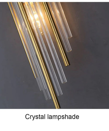 Retro LED Luxury Wall Light Modern Gold