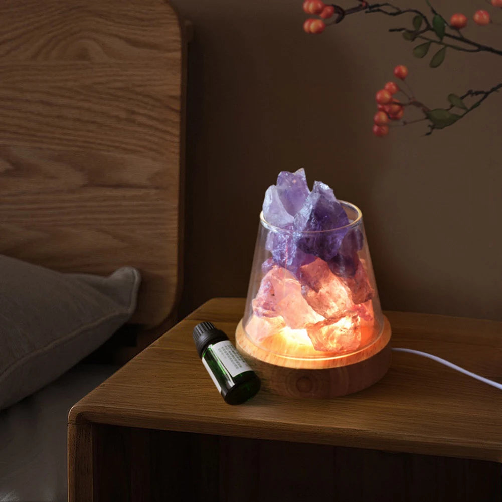 D2 Natural Himalayan Salt Table Lamp