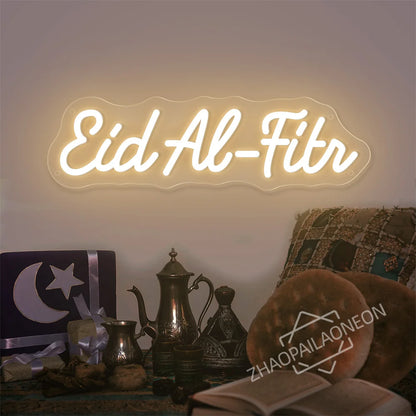 Eid Mubarak Neon Led Sign Ramadan Neon Lights Room Decoration Bedroom Decor Neon Light Wall Decoration Led Lamp USB Home Light