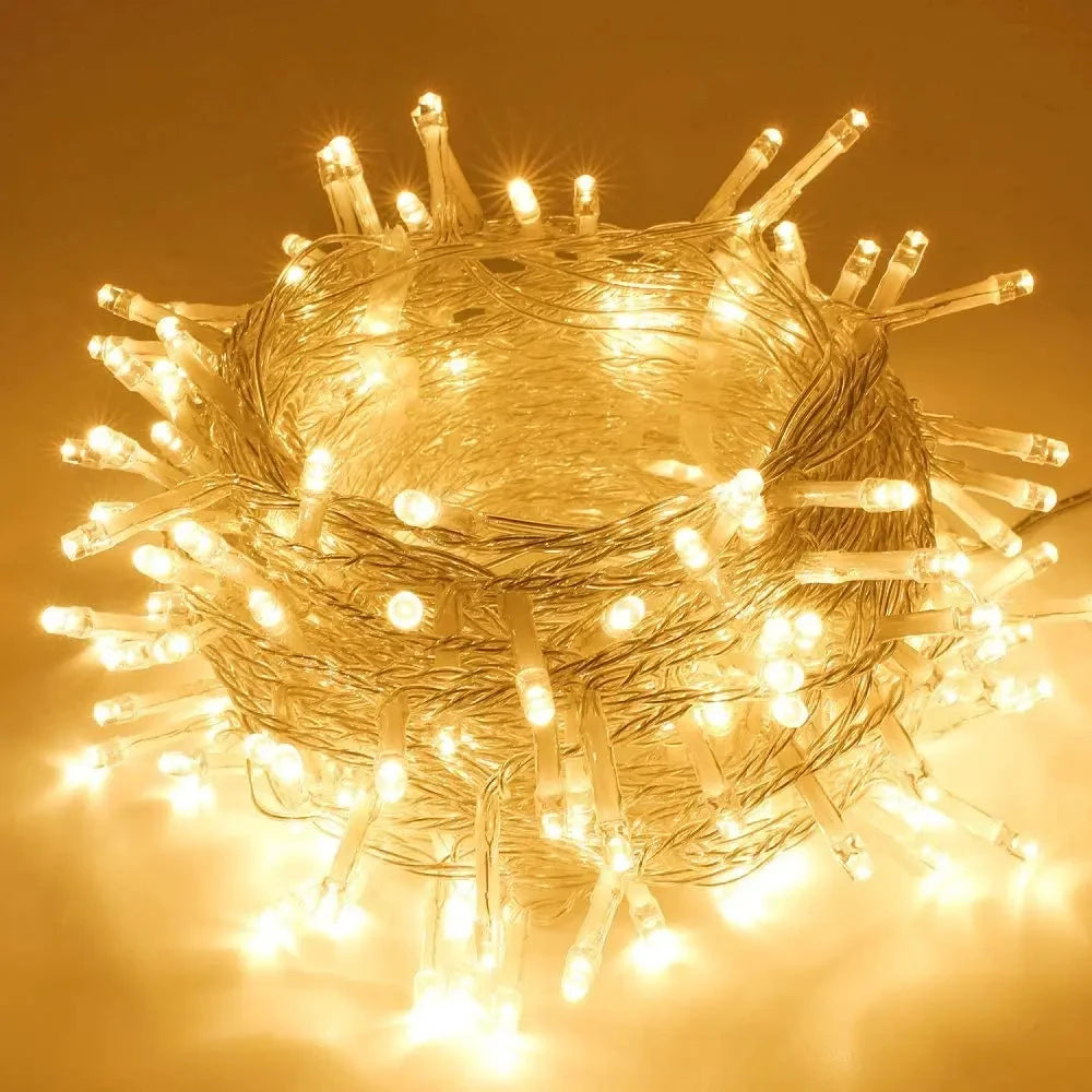 5m LED Garland String Light Battery Powered Fairy Light For Indoor Outdoor Christmas Wedding Street Waterproof Decor Lighting