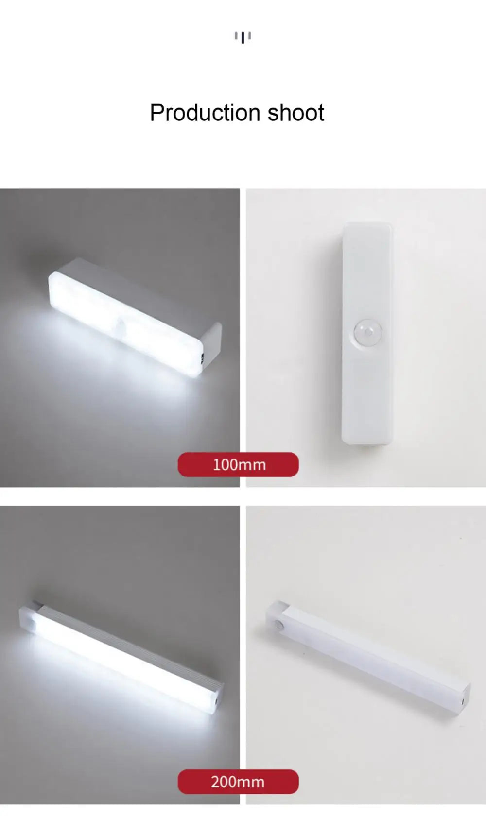 Wireless LED Night Light Motion Sensor Light Closet Night Lamp For Bedroom Kitchen Detector Light Cabinet Staircase Backlight