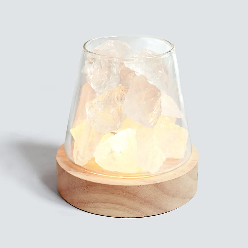 D2 Natural Himalayan Salt Table Lamp