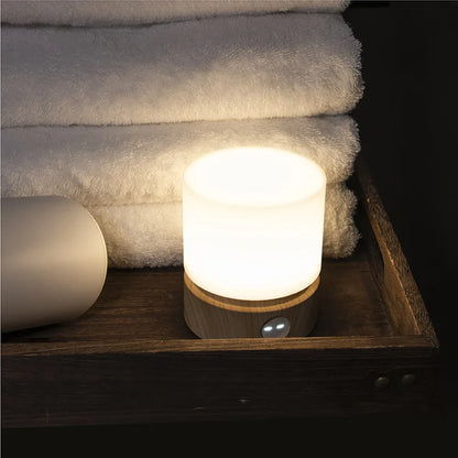 Xiaomi HBK Cylindrical Lamp USB Night Lamp Bedside Desktop LED Desk Lamp Promise Touch LED Breathing Atmosphere Lamp